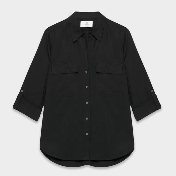 Aritzia Babaton Utility Shirt in Black - Picture 1 of 5